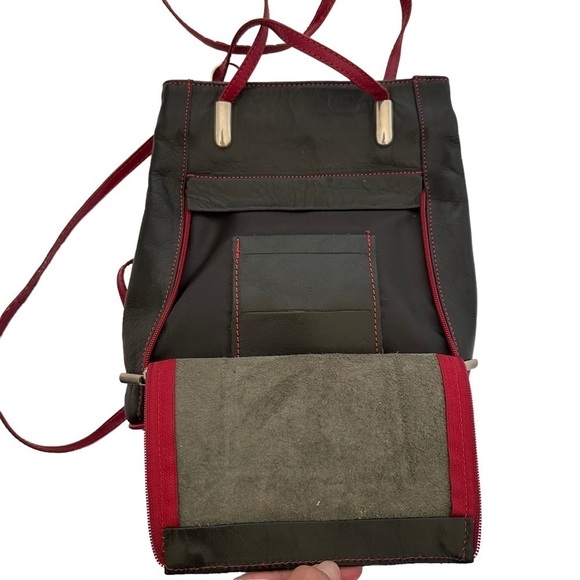 Simona Ferri Vinatge Black Leather Purse Bag - Picture 3 of 12